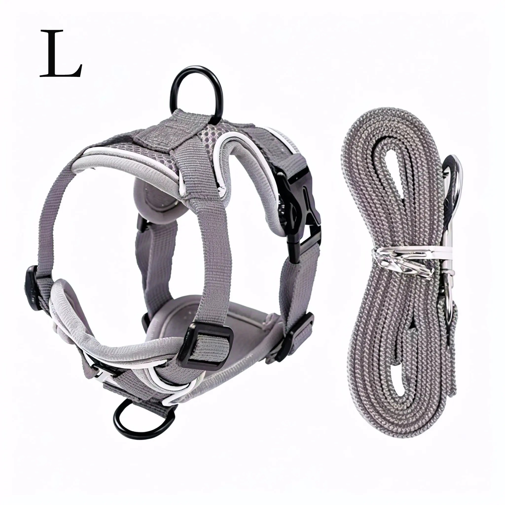Escape-Proof Cat Harness and Leash Set; Adjustable Size. Cat Leash and Collar Made from Comfortable, Breathable Materials with Adjustable Sizing. Reflective Strip, Soft Mesh Vest, Convenient for Safe Leash Walking. Includes a Summer Version; Breathable An