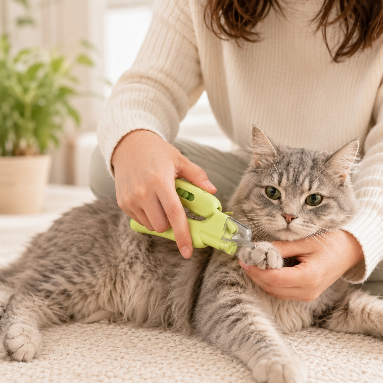 Pawtreva - Dog And Cat Nail Trimmer with LED Light