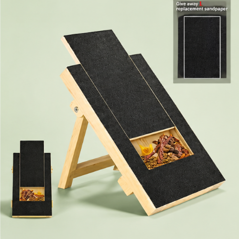 Pawtreva - Dog Nail Scratch Board - with Treat Draw Dog Scratch Pad for Nails