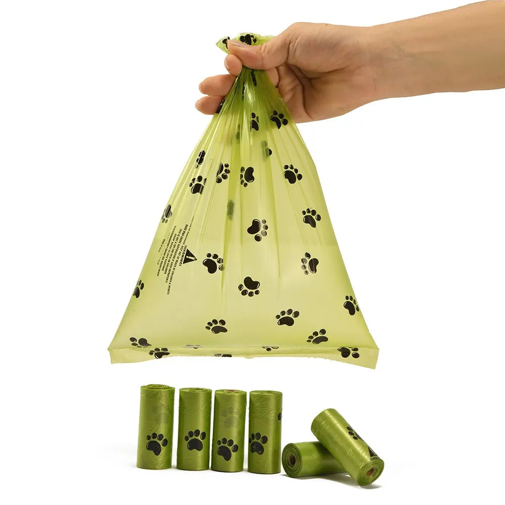 Degradable Pet Garbage Bag Disposable Printed Dog Poop Bag Dog Poop Bag Poop Bag